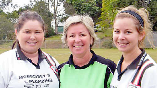 Vicki Bugden with her two daughters Kelli-Ann (left) and Lisa. Vicki Bugden with her two daughters Kelli-Ann (left) and Lisa.